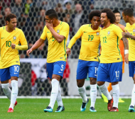 Бразилия срази Япония, Неймар с гол и пропусната дузпа (ВИДЕО)