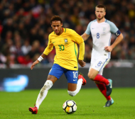 Англия и Бразилия не впечатлиха с нищо на "Уембли" (ВИДЕО)