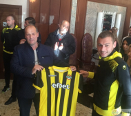Футболистите на Ботев на посещение при бизнесмен 