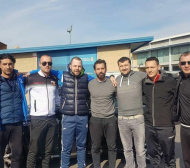Треньор от школата на Локо (Пловдив) се срещна с Кике Санчес Флорес (СНИМКИ)