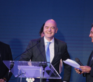 Голяма чест: Президентът на ФИФА поздрави Лудогорец (СНИМКА)