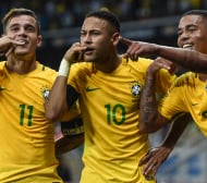 Бразилия с най-доброто в последната си контрола   