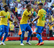 Бразилия загря за Мондиала с класика, Неймар се забавлява и изравни Ромарио