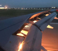 Самолетът на участник на Световното се запали във въздуха (ВИДЕО)