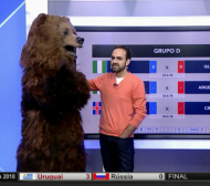 Говореща "мечка" предрече победа на Испания над Русия