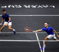 Звездният дует на тениса Джокович-Федерер със загуба на Laver Cup (ВИДЕО)