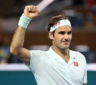 Федерер разби коварен съперник за полуфинал в Маями