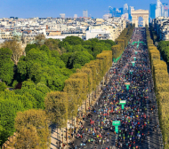 Близо 50 хиляди стартираха на маратона в Париж, българи с лични рекорди (СНИМКИ)