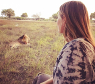 Лъвове, екзотика и приключения – почивката на Шарапова в Ботсвана СНИМКИ