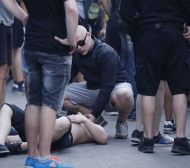 Екшън в Борисовата градина: Бой между фенове и полиция! СНИМКИ 18+ 