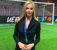 Северна Македония се прехласна по красива журналистка след интервю с Пандев ВИДЕО