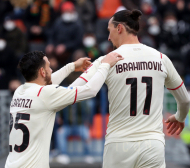 Златан изравни невероятен рекорд на Кристиано Роналдо, Милан оглави Серия „А“ ВИДЕО