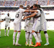 Реал (Мадрид) се поизмъчи, но продължава да смайва Европа ВИДЕО