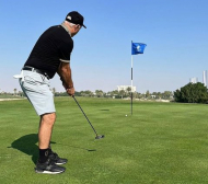Стоичков поигра голф с легенди в Катар СНИМКИ