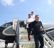 Аякс пристигна с тузарски самолет в България СНИМКИ