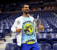 Ето кого Джокович почете с 24-ата си титла от Големия шлем ВИДЕО