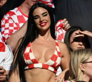 Секси хърватка събра погледите на Евро 2024 