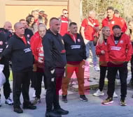 Агитка от България пристигна за мача на ЦСКА