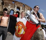 Двама фенове на Юнайтед арестувани в Рим