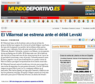Вестникът на Стоичков нарече Левски “el debil”
