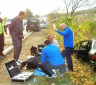 Лекарите на Черноморец спасиха катастрофирал