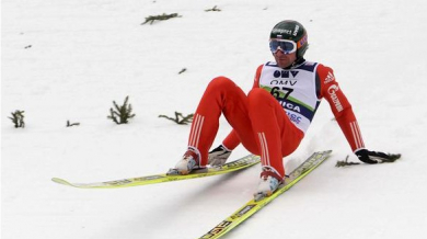 Обраха руски скиор в Гармиш-Партенкирхен
