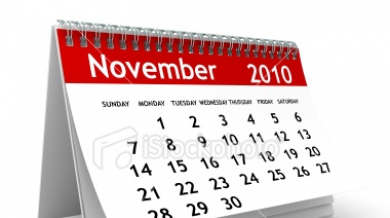 Ноември - спортен календар