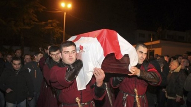Тялото на загиналия грузинец вече е в родината му