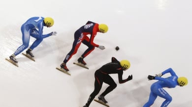 Пандов с първа тренировка на олимпийски лед