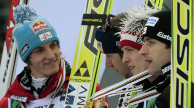 Австрия защити титлата в ски-полетите