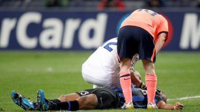 Меси избил зъб на играч от Интер
