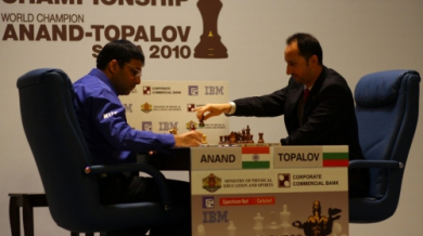 Реми между Топалов и Ананд в петата партия