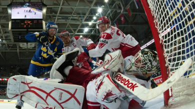Швеция срещу Чехия на полуфинал на Световното по хокей