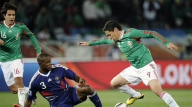 Франция - Мексико 0:2, мачът по минути