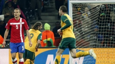 Австралия - Сърбия 2:1, мачът по минути