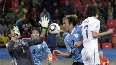 Уругвай - Южна Корея 2:1, срещата по минути
