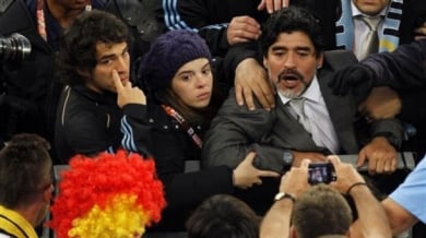 Марадона се сдърпал с фенове на Германия