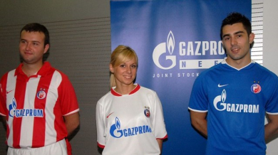 “Газпром” стана спонсор на Цървена звезда