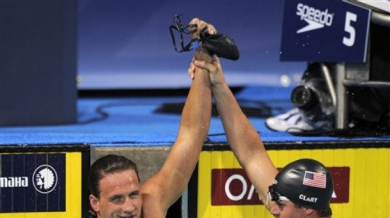 Провал за Фелпс на 400 метра съчетано плуване, Лохте спечели