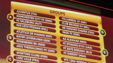 Групата на Левски в Лига Европа