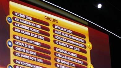 Групата на ЦСКА в Лига Европа