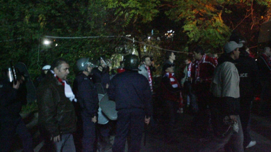 18 фена на ЦСКА задържани след сблъсъците снощи