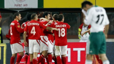 Велик ЦСКА превзе Виена, историческа победа над Рапид с 2:1