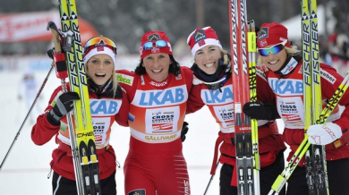 Норвегия спечели женската щафета в ски бягането