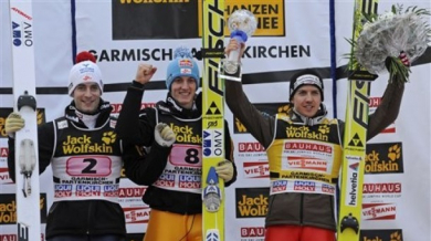 Австриец спечели състезание по ски скокове
