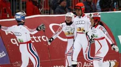 Франция спечели отборното състезание на Световното по ски