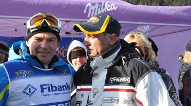Марк Жирардели учи Стоичков да кара ски