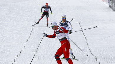 Норвегия взе титлата на 4х10 км ски бягане