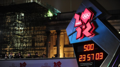 Часовникът за Лондон 2012 спря