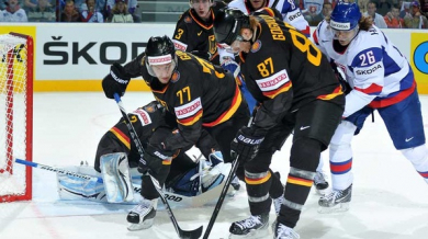 Германия удари и Словакия на Световното по хокей на лед